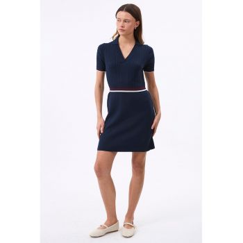 Rochie scurta din amestec de bumbac