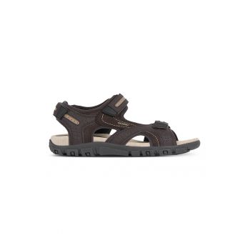 Sandale cu insertii de material textil si velcro