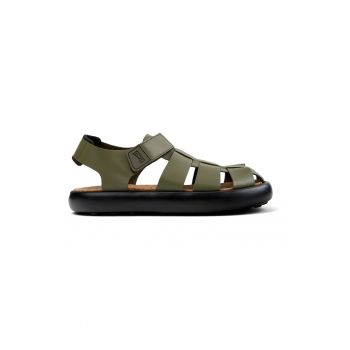 Sandale de piele cu bareta velcro