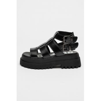 Sandale demi-wedge