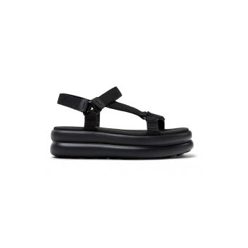 Sandale flatform cu catarama