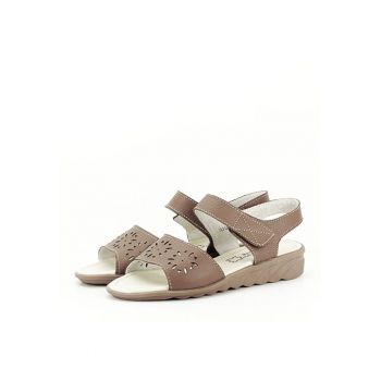 Sandale kaki din piele naturala Catis M5 11240