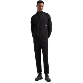Trening  pentru Barbati - m t-suit t-top fz ch light coft - 7M000206-AF12681-UC001 - Negru
