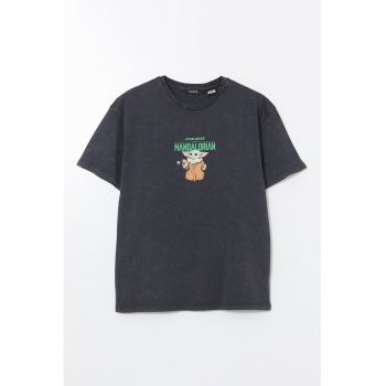 Tricou cu imprimeu desene animate