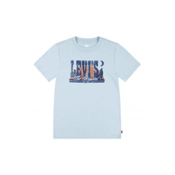 Tricou din amestec de bumbac cu logo