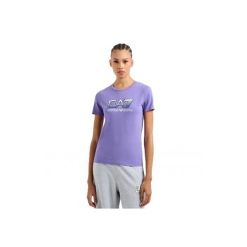 Tricou  pentru Femei - w paillets tee crossover - 7W000183-AF10373-UA050 - M INTL - Mov