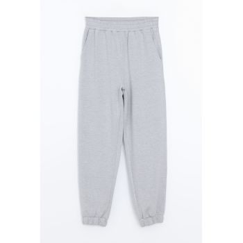 Pantaloni de trening relaxed-fit cu talie elastica