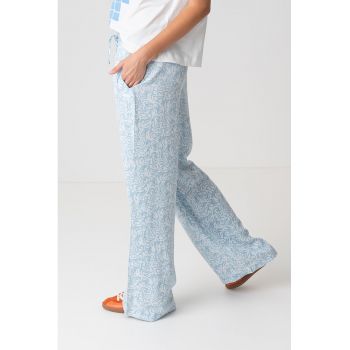 Pantaloni din lyocell cu croiala ampla