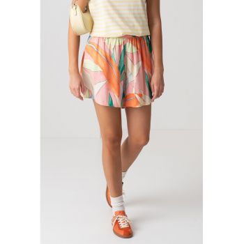 Pantaloni scurti relaxed fit cu model