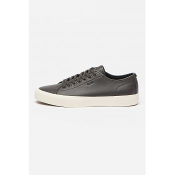 Pantofi sport din piele ecologica cu talpa plata