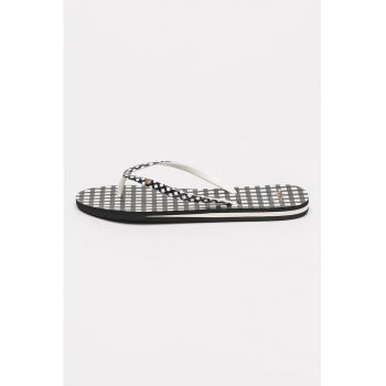 Papuci flip-flop cu talpa cu imprimeu Portofino