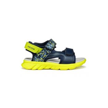 Sandale cu velcro de piele ecologica