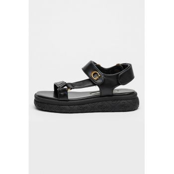Sandale flatform cu velcro
