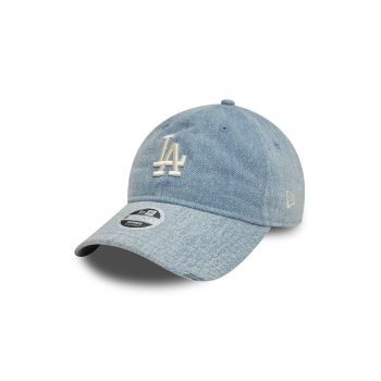 Sapca din denim cu aspect deteriorat