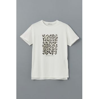 Tricou cu animal print