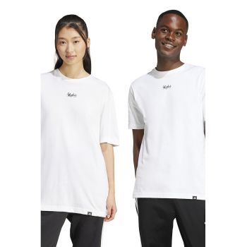 Tricou din amestec de bumbac cu imprimeu grafic pe partea din spate