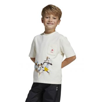 Tricou din amestec de bumbac cu model cu desene animate