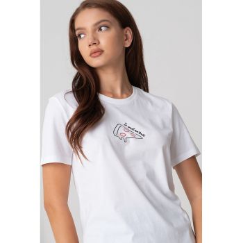 Tricou din bumbac cu imprimeu grafic