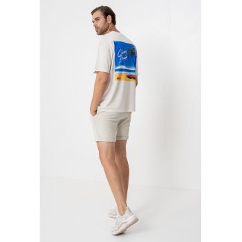 Tricou relaxed fit cu imprimeu foto Passa Vice
