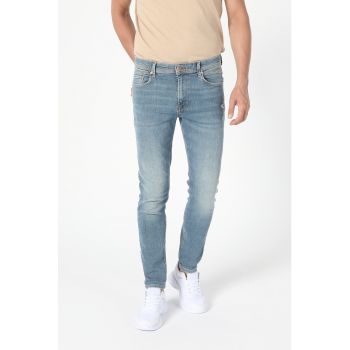 Blugi skinny cu 5 buzunare