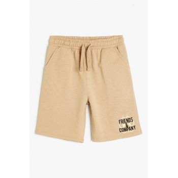 Pantaloni scurti din amestec de bumbac