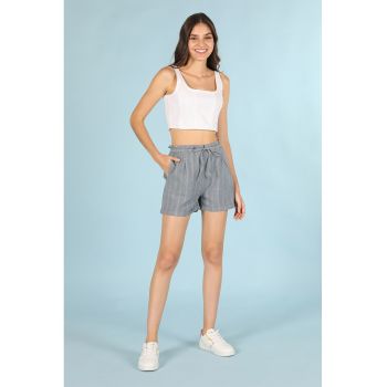 Pantaloni scurti din bumbac cu snur