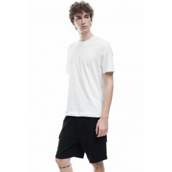 Pantaloni scurti uni cu buzunare laterale