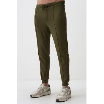 Pantaloni slim fit de trening din amestec de modal cu snur