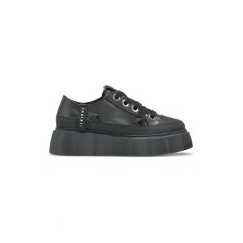 Pantofi de piele flatform