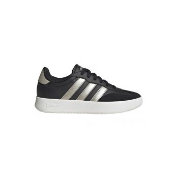 Pantofi sport din piele ecologica cu garnituri din piele intoarsa
