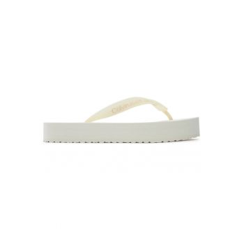 Papuci  pentru Femei - beach sandal flatform - YW0YW01620-0GG - Alb