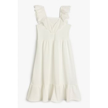 Rochie midi cu croiala evazata