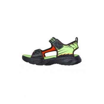 Sandale flatform cu velcro