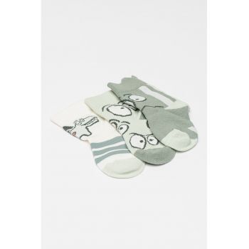 Set de sosete lungi cu model - 3 perechi
