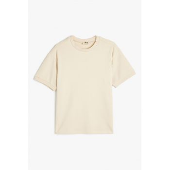 Tricou cu decolteu rotund