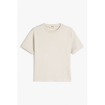 Tricou cu decolteu rotund