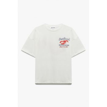 Tricou cu imprimeu pe spate