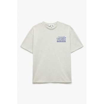 Tricou cu imprimeu pe spate