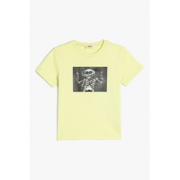 Tricou din bumbac cu imprimeu grafic
