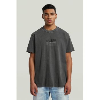 Tricou din bumbac organic cu decolteu la baza gatului