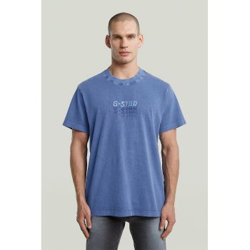 Tricou din bumbac organic cu decolteu la baza gatului