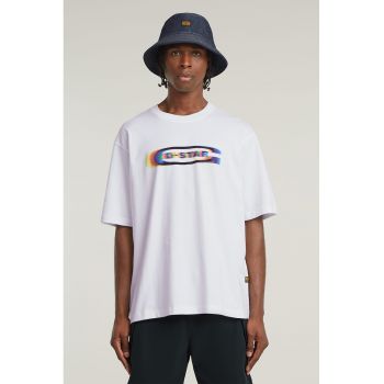 Tricou din bumbac organic cu imprimeu pe piept