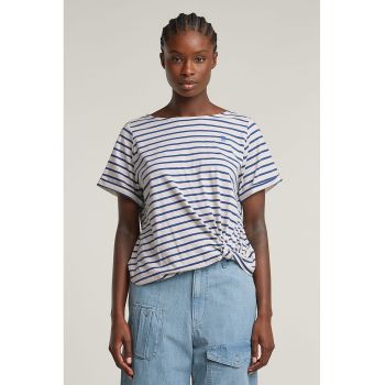 Tricou din bumbac organic cu model in dungi
