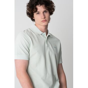 Tricou polo de bumbac pique