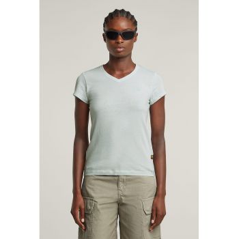 Tricou slim fit de bumbac organic