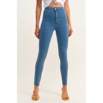 Blugi skinny crop