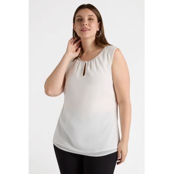 Bluza cu decolteu rotund