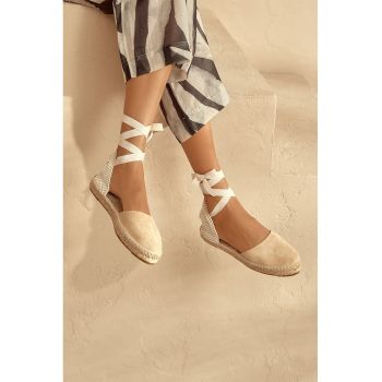 Espadrile cu barete infasurabile