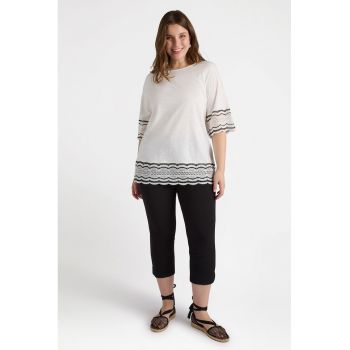 Pantaloni crop slim fit