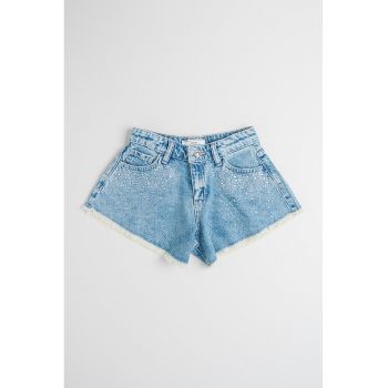Pantaloni scurti cu strasuri